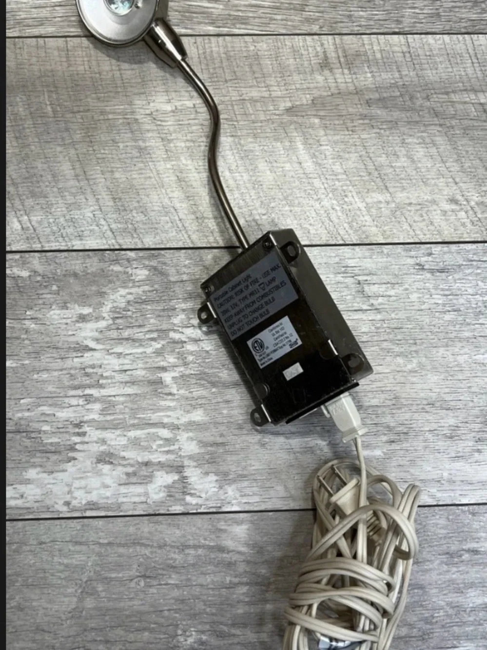 Vintage IKEA Intertek 3061837 Portable Adjustable Cabinet Light Set